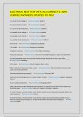 ELECTRICAL RECF TEST WITH ALL CORRECT & 100&percnt; VERIFIED ANSWERS&vert;UPDATED TO PASS