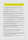CERTIFIED JUDGE ADVISOR EXAM WITH ALL CORRECT & 100&percnt; VERIFIED ANSWERS&vert;ALREADY GRADED A&plus;