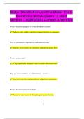 Water Distribution Bundled Exams Questions and Answers Multiple Versions Latest Updates &lpar;2025&sol;2026&rpar; &lpar;Complete&comma; Accurate&comma; and Verified&rpar;