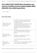 UCLA EKG STUDY GUIDE EXAM Questions and Answers &lpar;Verified Answers&rpar; &lpar;Latest Update 2025&rpar; UPDATE&excl;&excl; UCLA EKG Study EXAM