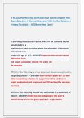 A to Z Grantwriting final Exam 2025&sol;2026 Actual Complete Real  Exam Questions & Corrrect Answers &vert; 100&percnt; Verified Solutions &vert;  Already Graded A&plus; &sol; 2025 Brand New Exam&excl;&excl; 