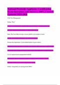 National Pesticide Applicator Certification Exam Questions and Answers 100&percnt; Correct&vert; Updated 2025-2026