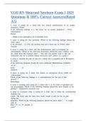 VATI RN Maternal Newborn Exam 3 2025 Questions & 100&percnt; Correct Answers&lpar;Rated A&plus;&rpar;