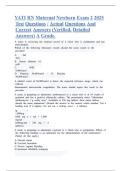 VATI RN Maternal Newborn Exam 2 2025 Test Questions &sol; Actual Questions And Correct Answers &lpar;Verified&comma; Detailed Answers&rpar; A Grade&period;