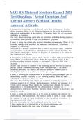 VATI RN Maternal Newborn Exam 1 2025 Test Questions &sol; Actual Questions And Correct Answers &lpar;Verified&comma; Detailed Answers&rpar; A Grade&period;