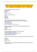 ABRET EEG EXAM REVIEW QUESTIONS WITH  ALL CORRECT ANSWERS &lpar;100&percnt; VERIFIED&rpar;