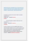 NFHS Wrestling Exam 2025&sol;2026 Actual Complete Real Exam  Questions And Correct Answers &lpar;Verified Answers&rpar; Already  Graded A&plus; &sol;Assured Success &sol; 2025 Brand New Exam&excl;&excl;  