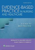 Evidence-Based Practice in Nursing & Healthcare &ndash; Practice Questions & Rationalized Answers &lpar;4th Edition&comma; Melnyk&rpar; - PDF