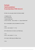 NetSuite SuiteFoundations Exam Questions With Answers