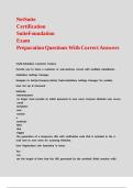 NetSuite Certification SuiteFoundation Exam Preparation Questions With Correct Answers