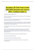 Herbology III Final Exam &lpar;Actual 2025&sol;2026&rpar; Questions and Answers 100&percnt; Verified&vert; Graded A&plus;