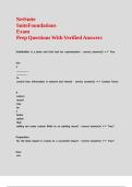 NetSuite SuiteFoundations Exam Prep Questions With Verified Answers