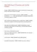 WGU D005 Exam 97 Questions with Verified Answers&comma;100&percnt;CORRECT