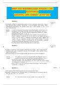 NURS 6550 WEEK 6 MIDTERM EXAM FALL QTR QUESTIONS AND ANSWERS&period; GRADED A&plus;&period;