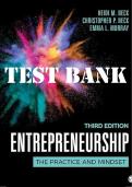 TEST BANK &mdash; Entrepreneurship&colon; The Practice & Mindset&comma; 3rd Edition &mdash; Heidi M&period; Neck&comma; Christopher P&period; Neck&comma; Emma L&period; Murray