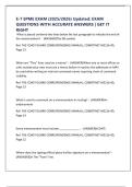 E-7 EPME EXAM &lpar;2025&sol;2026&rpar; Updated&colon; EXAM QUESTIONS WITH ACCURATE ANSWERS &vert; GET IT RIGHT