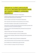 GONZO GU CUMULATIVE EXAM &lpar;ACTUAL 2025&sol;2026&rpar; QUESTIONS WITH ACCURATE CORRECT ANSWERS &vert; GRADED A&plus;