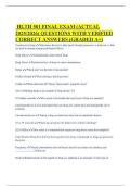HLTH 501 FINAL EXAM &lpar;ACTUAL 2025&sol;2026&rpar; QUESTIONS WITH VERIFIED CORRECT ANSWERS &lpar;GRADED A&plus;&rpar;