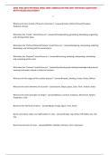 D695 FINE ARTS METHODS &lpar;WGU NEW CURRICULUM FINE ARTS METHODS&rpar; QUESTIONS WITH PASSED SOLUTIONS&excl;&excl;