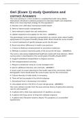 Geri &lpar;Exam 1&rpar; study Questions and correct Answers