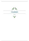 Tourism Study Notes for grand 11 Term 3