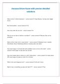 Amazon Driver Exam with precise detailed solutions
