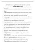 ATT TEST EXAM NEWEST 2025 2026 ACTUAL EXAM COMPLETE QUESTIONS AND CORRECT