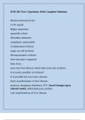 NUR 202 Test 2 Questions With Complete Solutions