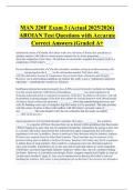 MAN 320F Exam 3 &lpar;Actual 2025&sol;2026&rpar; AROIAN Test Questions with Accurate Correct Answers &lpar;Graded A&plus;
