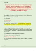 CWCN EXAM AND STUDY GUIDE NEWEST 2025&sol; 2026 TEST BANK&vert; COMPLETE 850 REAL EXAM QUESTIONS AND CORRECT DETAILED ANSWERS &lpar;VERIFIED ANSWERS&rpar; ALREADY GRADED A&plus;&vert; CWCN EXAM PREP &lpar;BRAND NEW&excl;&excl;&rpar;