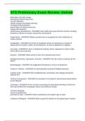 STS Preliminary Exam Review -Solved