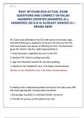 BKAT 9R EXAM 2025 ACTUAL EXAM  QUESTIONS AND CORRECT DETAILED  ANSWERS &lpar;VERIFIED ANSWERS&rpar; ALL  ANSWERED &lbrace;90 Q & A&rcub; ALREADY GRADED A&plus; &vert;  BRAND NEW&excl; 