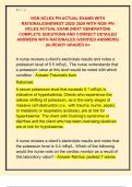 NGN NCLEX PN ACTUAL EXAMS WITH  RATIONALESNEWEST 2025&sol; 2026 WITH NGN &sol;PN  NCLEX ACTUAL EXAM &lpar;NEXT GENERATION&rpar;  COMPLETE QUESTIONS AND CORRECT DETAILED  ANSWERS WITH RATIONALES &lpar;VERIFIED ANSWERS&rpar;  &vert;ALREADY GRADED A&plus;