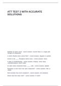 ATT TEST 2 WITH ACCURATE SOLUTIONS