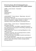 PN 125 Test Review &lpar;PN 125 Professional Practice Confederation College&rpar; Questions With Complete Solutions