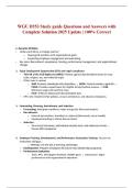 WGU D253 Study guide Questions and Answers with Complete Solution 2025 Update &vert; 100&percnt; Correct