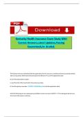 Kentucky Health Insurance Exam Study With Correct Answers&comma;Latest Updates&comma;Passing Gauranteed&comma;A&plus;