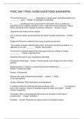 POSC 2601 FINAL EXAM QUESTIONS &ANSWERS