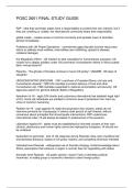 POSC 2601 FINAL STUDY GUIDE