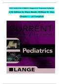 Test Bank for Current Diagnosis & Treatment Pediatrics&comma; 27th Edition Hay &vert; Graded A&plus; &vert; 2025