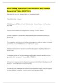 Naval Safety Supervisor Exam Questions and answers Newest RATED A&plus; 2025&sol;2026 