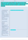 NURS 145 ACTUAL EXAM NEWEST 2025-2026 ACTUAL EXAM  COMPLETE 100&plus; QUESTIONS AND CORRECT DETAILED ANSWERS  &lpar;VERIFIED ANSWERS&rpar; &vert;ALREADY GRADED A&plus;&vert;&vert;BRAND NEW  VERSION&excl;&excl; 