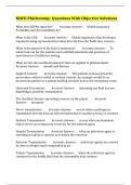 NHCO Phlebotomy&colon; Questions With Objective Solutions