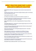 ABRET PRACTICE EXAM PART 2 &lpar;2025 &ndash; 2026&rpar; WITH COMPLETE SOLUTION