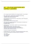 ISC - CPA EXAM QUESTIONS WITH CORRECT ANSWERS
