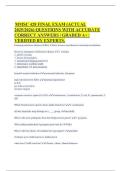 MMSC 428 FINAL EXAM &lpar;ACTUAL 2025&sol;2026&rpar; QUESTIONS WITH ACCURATE CORRECT ANSWERS &vert; GRADED A&plus; &vert; VERIFIED BY EXPERTS&period;