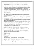 NRSG 2300 Unit 7 Questions With Complete Solutions