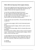 NRSG 2300 Unit 8 Questions With Complete Solutions