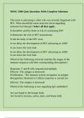 NRSG 2300 Quiz Questions With Complete Solutions