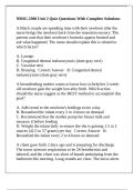 NRSG 2300 Unit 2 Quiz Questions With Complete Solutions